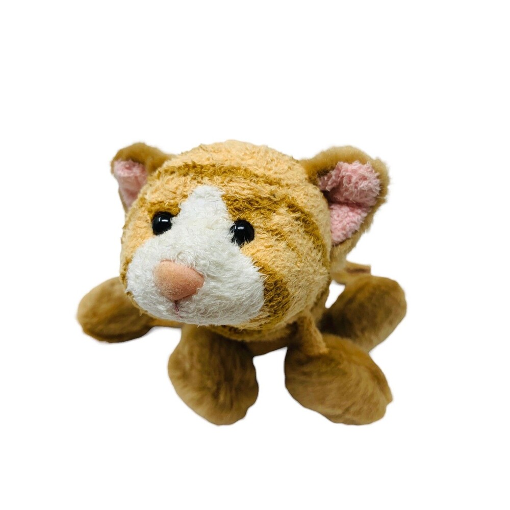Russ Tabbies Luv Pets Tabby Cat 5” Plush Stuffed Orange Stripe Kitten Small Love